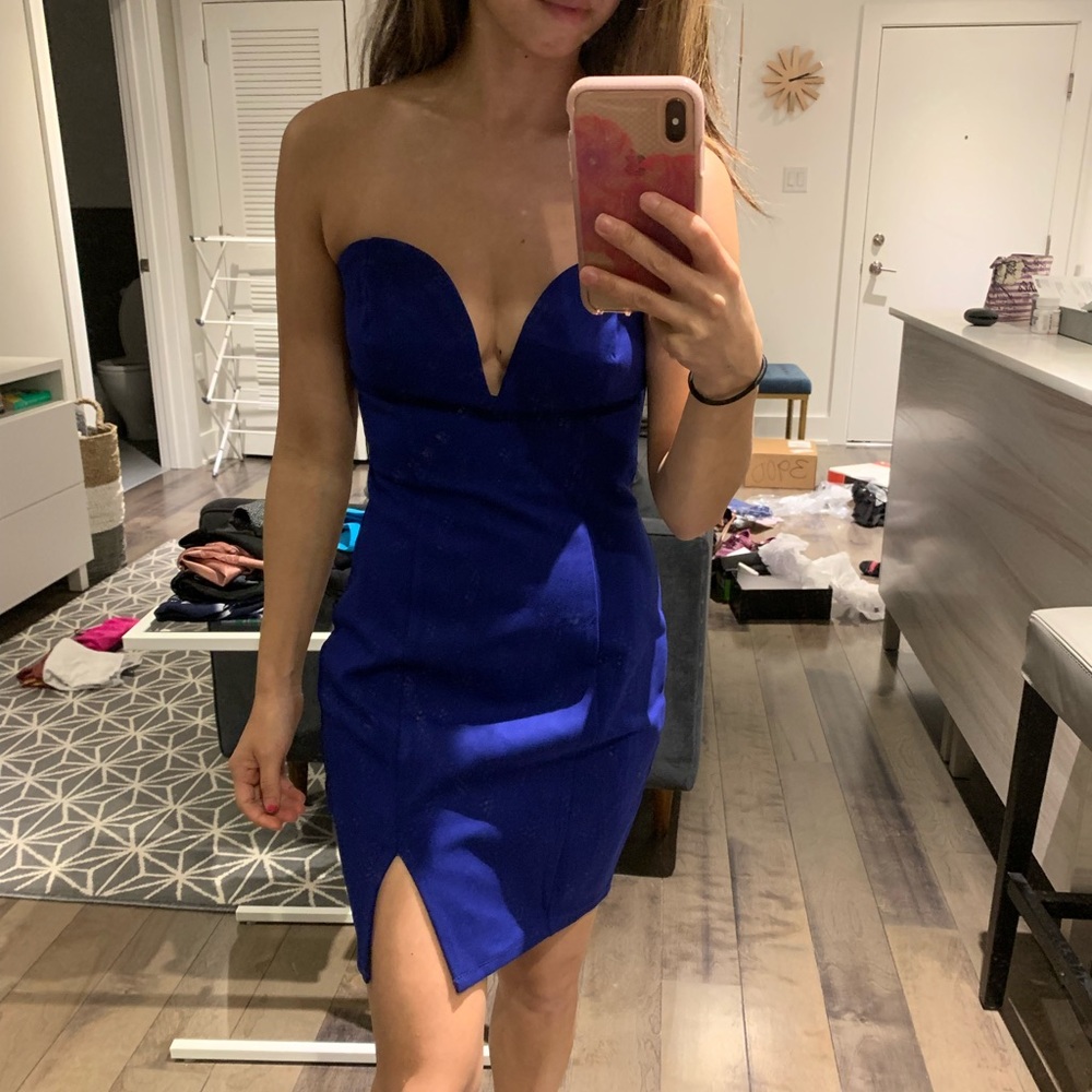 Revolve About Us Royal Blue Dress XXS